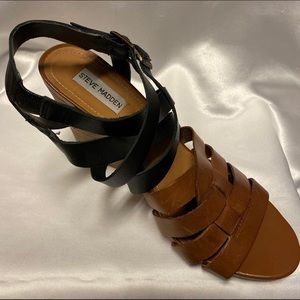 Steve Madden Strappy Wedge Sandals